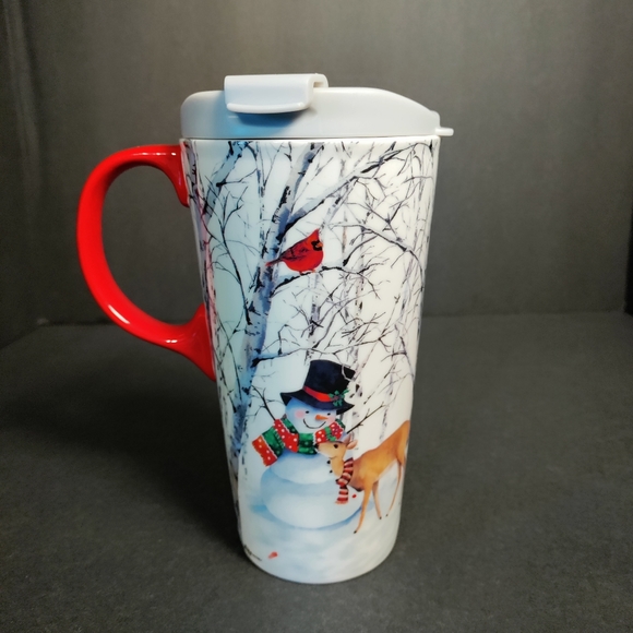 🎄A CHRISTMAS TRAVEL MUG⭐ - Picture 1 of 5